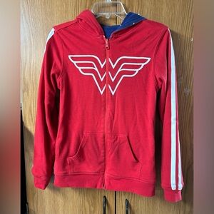 Juniors Wonder Woman reversible zippie size medium